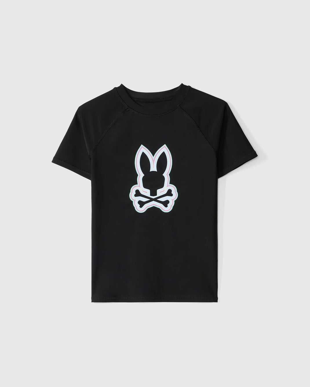 T Shirt Graphique Psycho Bunny San Leon Anti-uv Rashguard Noir Enfant | ISM-41271516